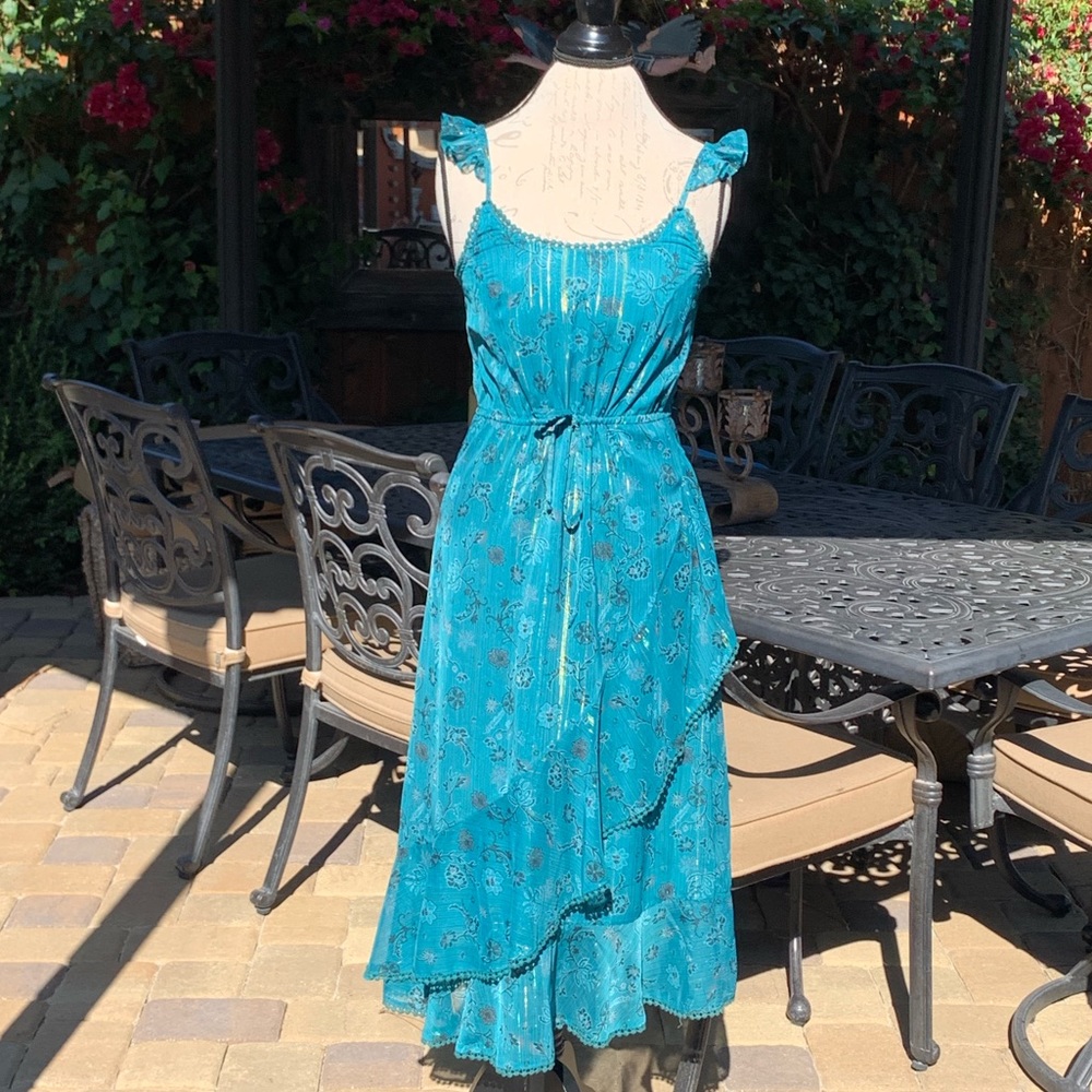 NEW Cleobella floral faux wrap midi dress